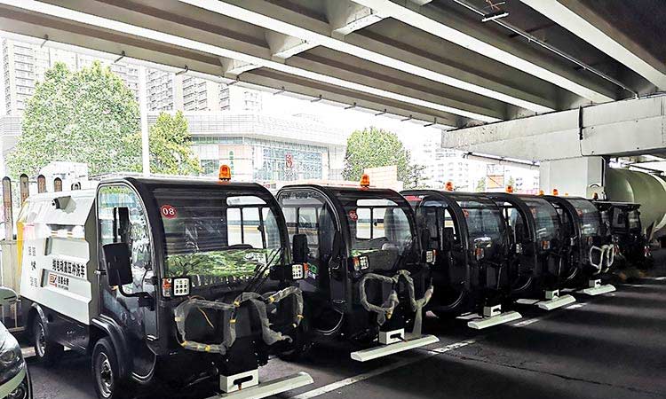 四輪高壓清洗車北京環(huán)衛(wèi)公司培訓現場