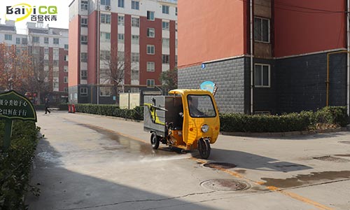 適用于小區(qū)物業(yè)的電動三輪高壓清洗車應該是什么樣的？