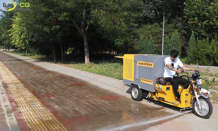 可上牌人行道高壓清洗車(chē)