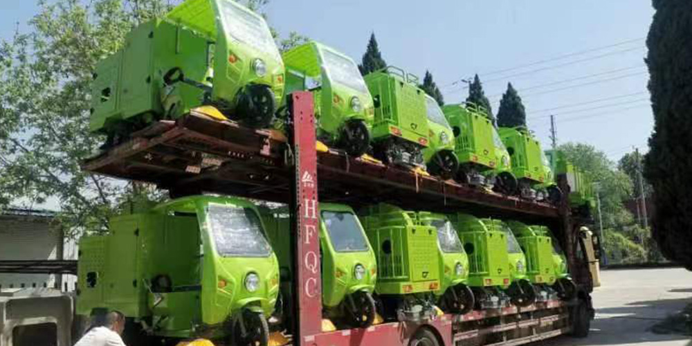 純電動三輪樹葉收集車_多功能樹葉收集車_吸樹葉的機器_掃樹葉神器