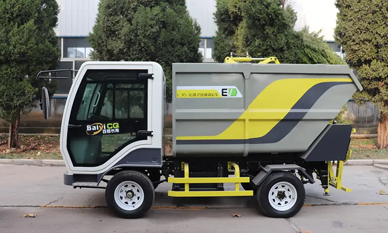 純電動，低噪音，零排放！3.5立方后裝式垃圾清運車物業(yè)小區(qū)垃圾轉(zhuǎn)運難題解決者！