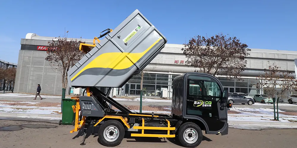 物業(yè)用垃圾車 街道辦垃圾車 景區(qū)垃圾車 電動垃圾車多少錢 側掛式電動垃圾車