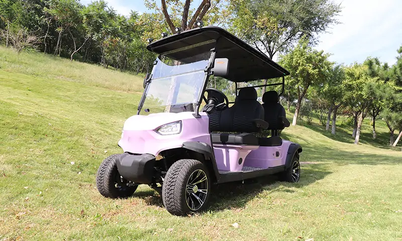 純電動高爾夫球車：綠色出行，舒適智能，適應多場景需求