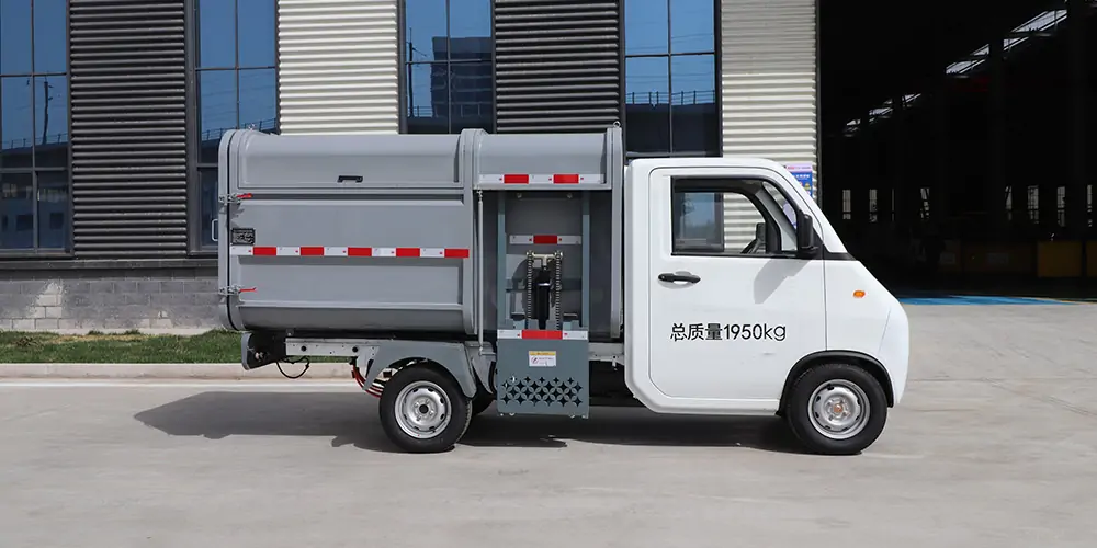 新能源側(cè)裝垃圾車，垃圾車，純電動垃圾車，垃圾清運車