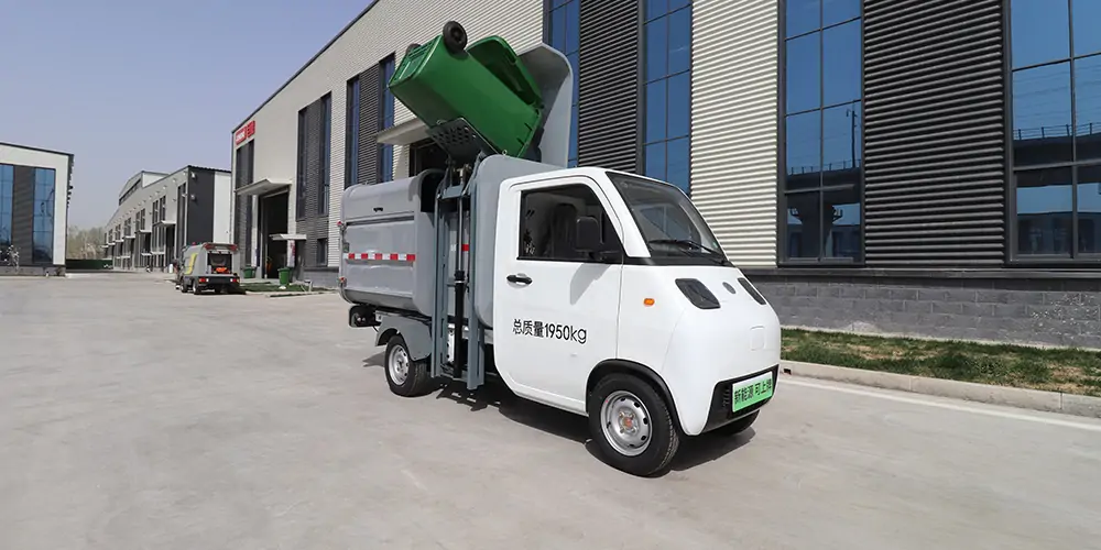 新能源側(cè)裝垃圾車，垃圾車，純電動垃圾車，垃圾清運車