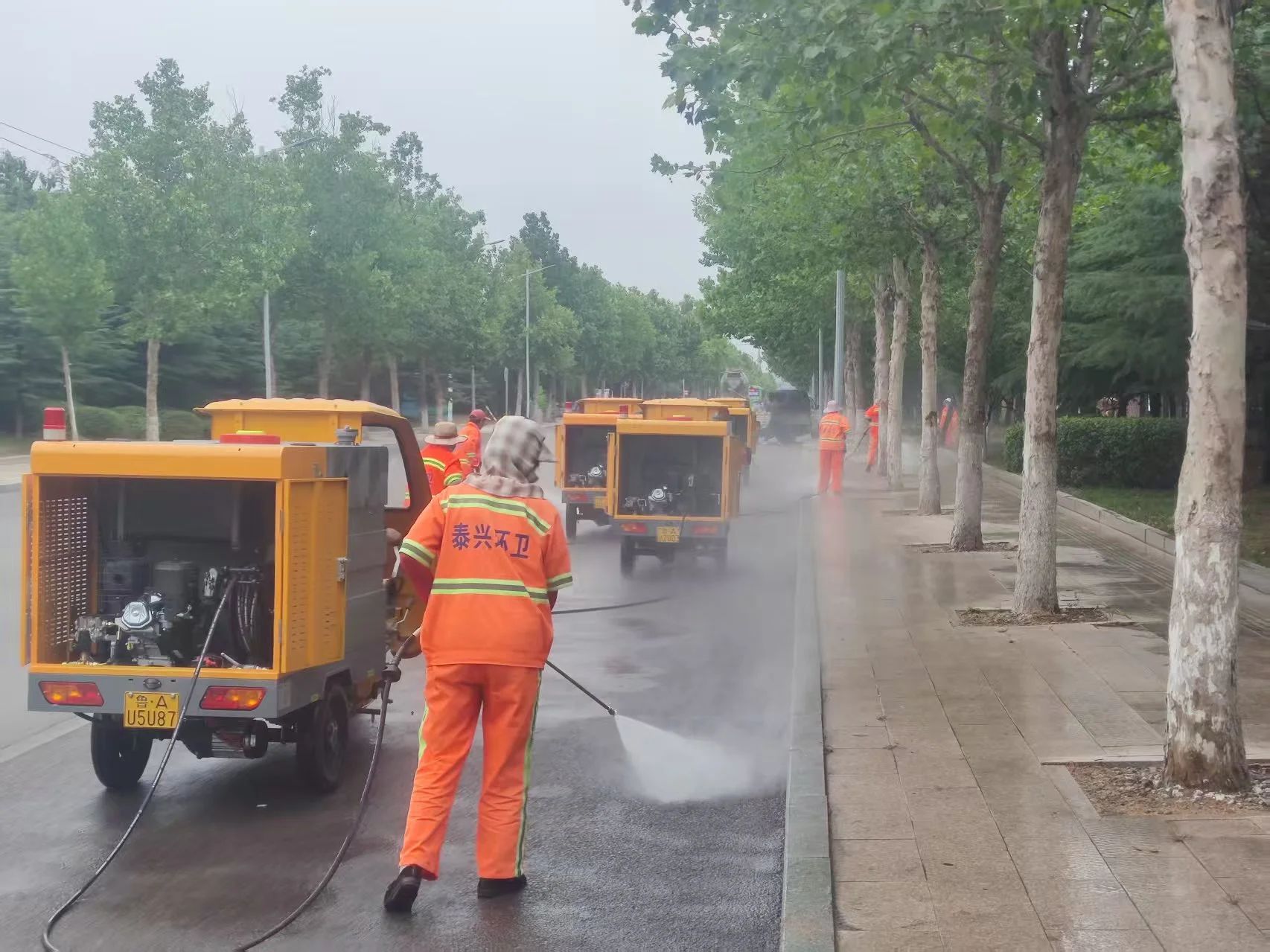 三輪高壓清洗車，多功能高壓清洗車，純電動(dòng)高壓清洗車