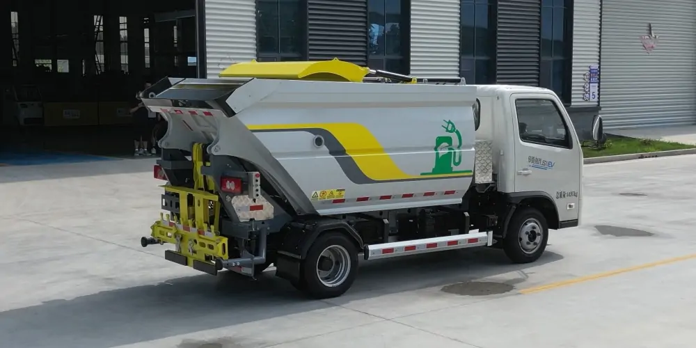 新能源后裝式垃圾車，純電動垃圾車，電動垃圾車，小型垃圾車