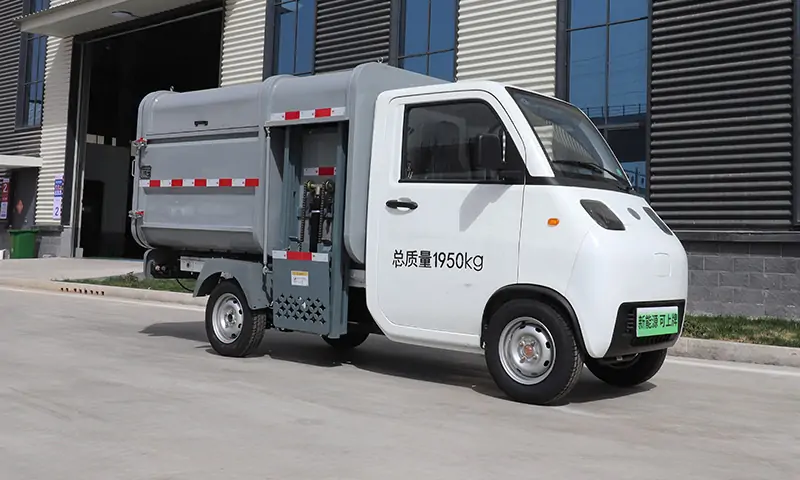 新能源自裝卸垃圾清運車：靈活、時尚、實用的新型垃圾清運裝備