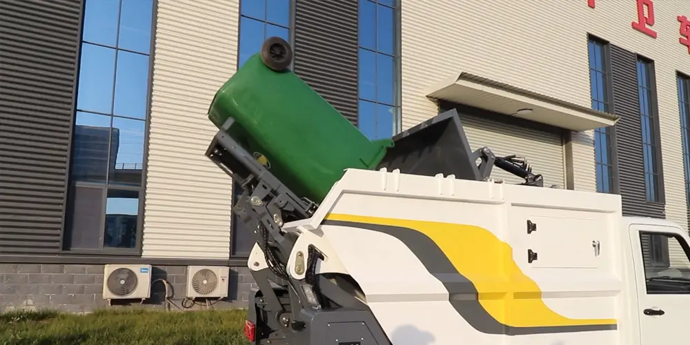 純電動后裝式垃圾車，后裝式垃圾車，垃圾車，電動垃圾車