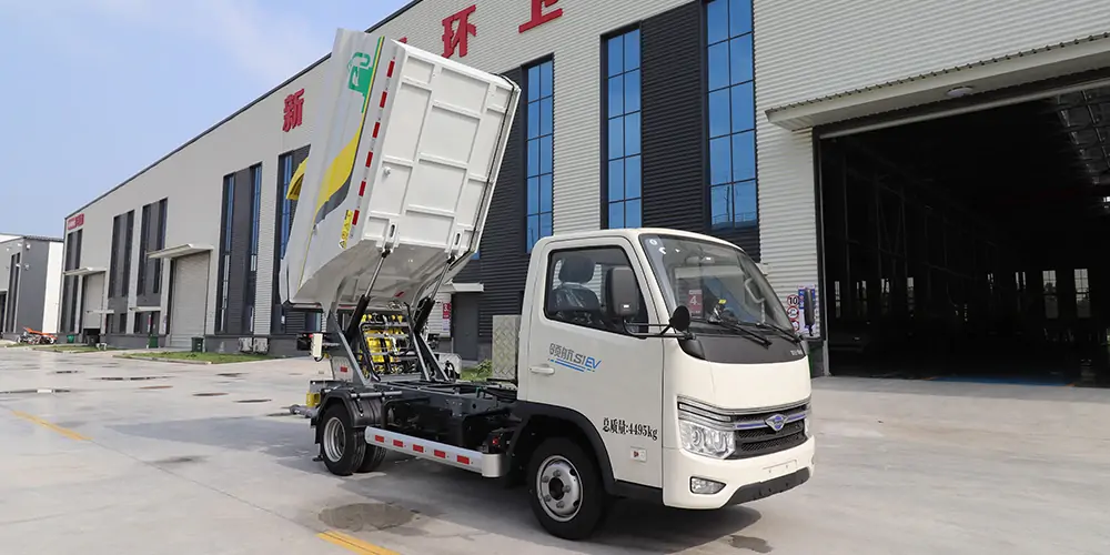 新能源垃圾車，后裝式垃圾車，純電動(dòng)垃圾車，電動(dòng)垃圾車